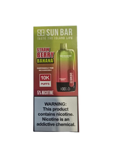 Load image into Gallery viewer, Sun Bar 10K Puff 5% Disposable
