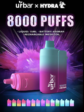 Load image into Gallery viewer, Urbar Hydra 8000 Puff 5%
