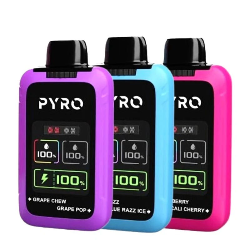 Pyro 30K Puff 5% 1 Device 2 Flavors