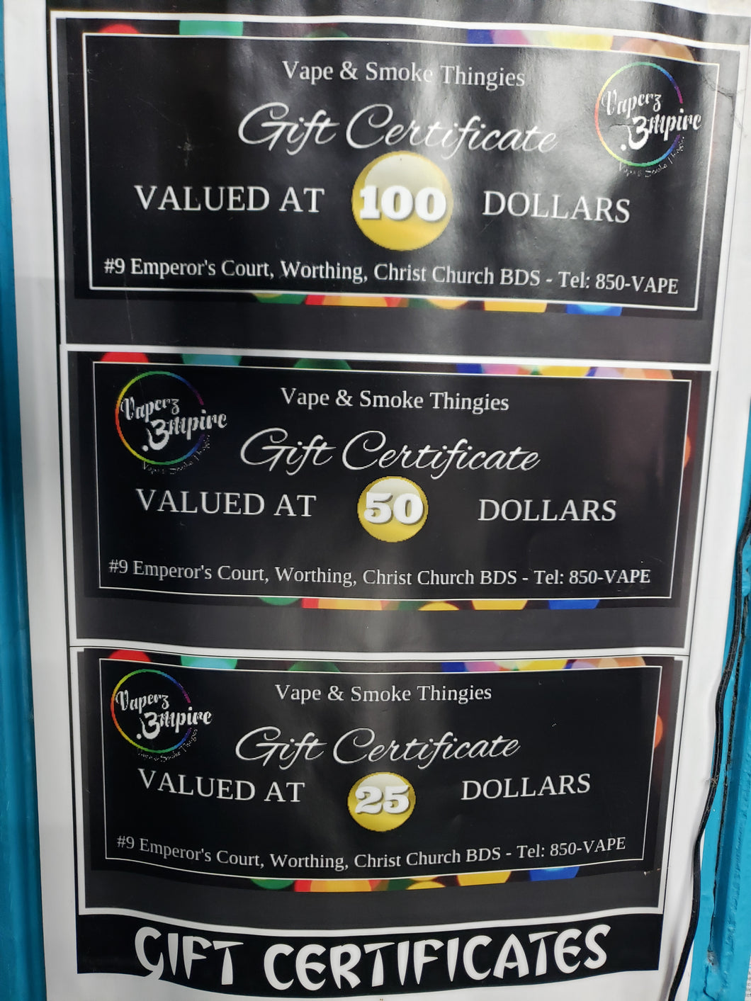 Gift Certificate